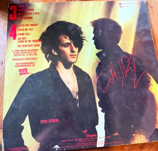 BILLY IDOL - REBEL YELL LP