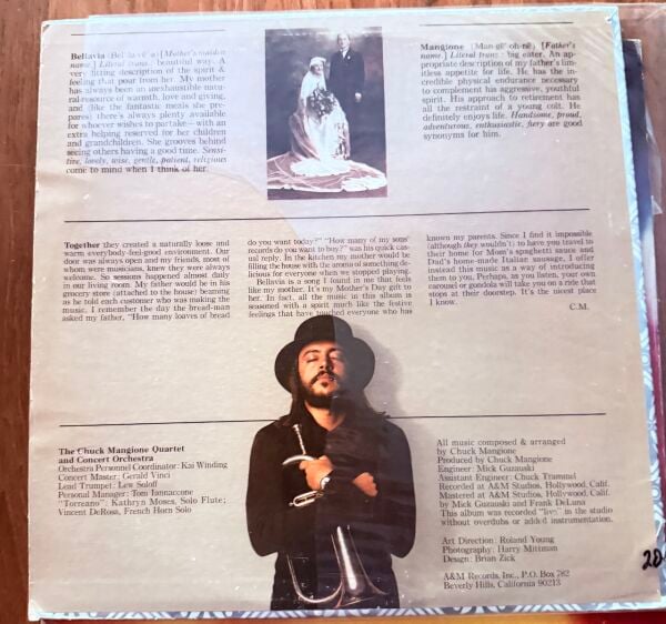 CHUCK MANGIONE - BELLAVIA LP
