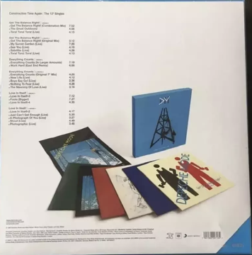 DEPECHE MODE - CONSTRUCTION TIME AGAIN SINGLES SET BOX - 6 PLAK