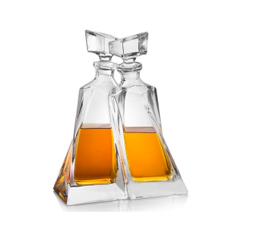 Lovers Viski Karaf Set 2 x 500 ml Kristal