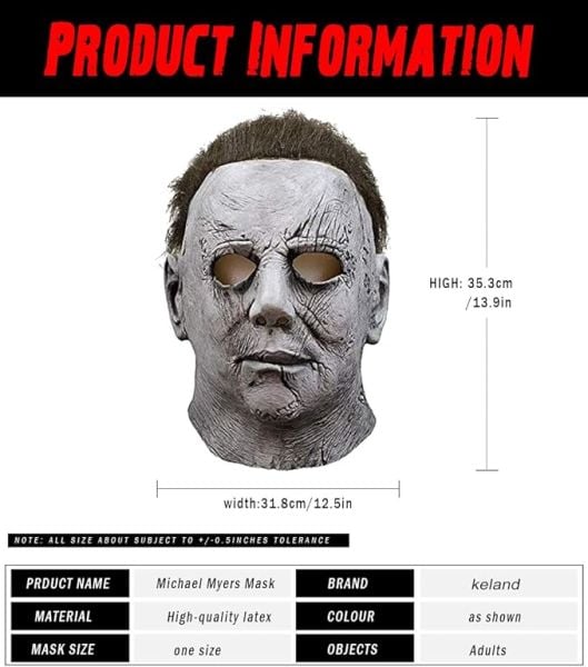 HALLOWEEN MICHAEL MYERS MASKESİ 2