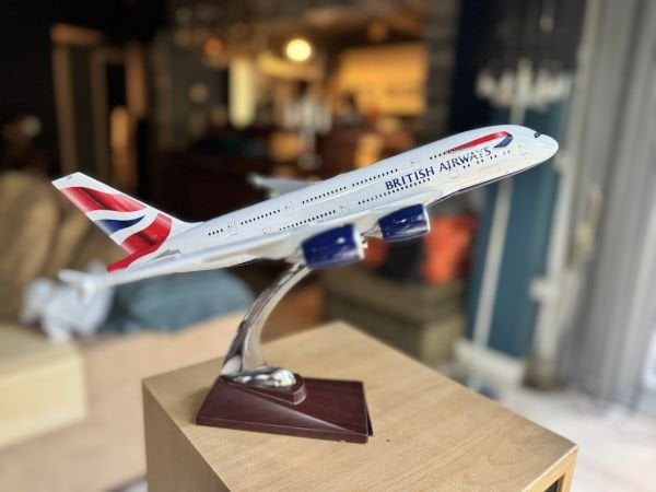 British Airways Uçak Model 36 CM Dekoratif Figür