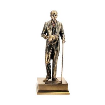 Atatürk Biblo Ayakta Dekoratif Heykel
