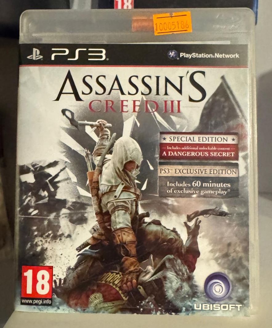 PS3 ASSASSIN'S CREED III - 3 SPECIAL EDITION