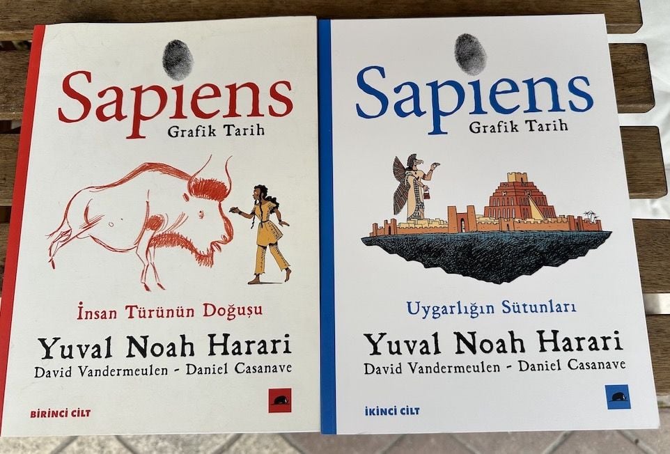 Sapiens 1-2 Set Grafik Roman Kitabı