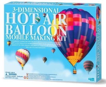 4M Hot Air Balloon Seyahat Balonu Maket Seti