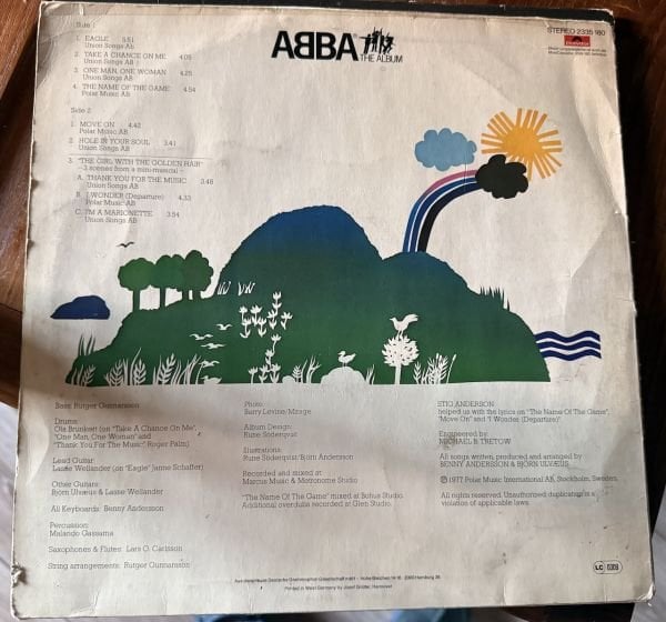ABBA - THE ALBUM - LP