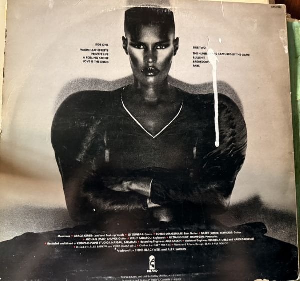 GRACE JONES - WARM LEATHERETTE - LP
