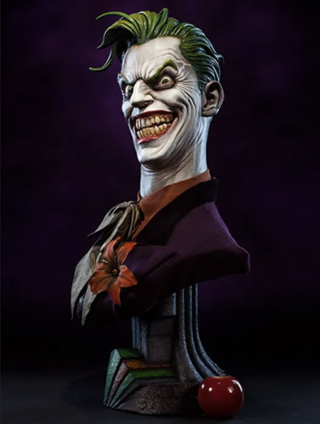 SIDESHOW JOKER LIFE SIZE BUST