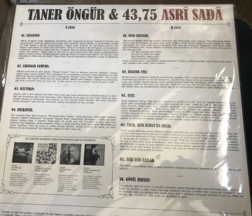 Taner ÖNGÜR - Asri Sada - Limited Edition - LP