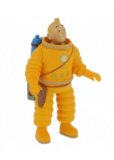 Kozmonot Tenten Mini Figür - Tintin Mini Figure - Tintin-Tenten