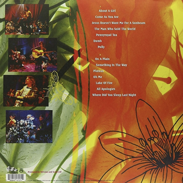Nirvana Unplugged in New York Plak LP
