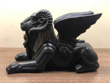 Mısır Dekoratif Oturan Koç Biblo