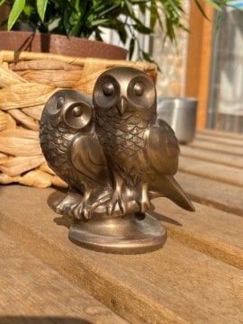 Dekoratif 2'li Baykuş Biblo