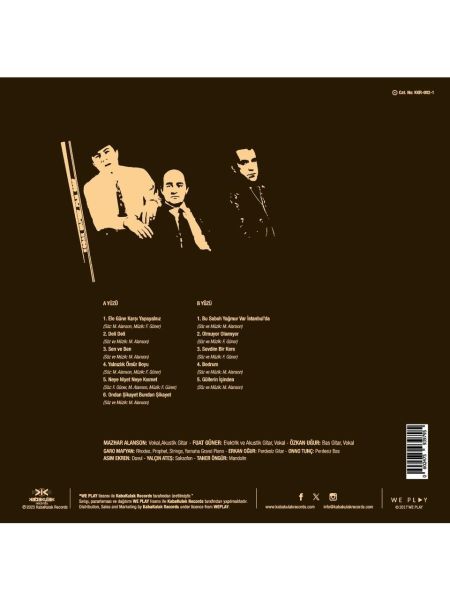MFÖ Mazhar Fuat Özkan Ele Güne Karşı Yapayalniz 180 gr LP