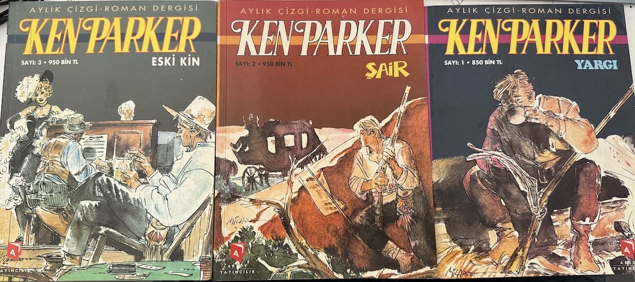 Ken Parker 1 2 3 İlk 3 Sayı Set