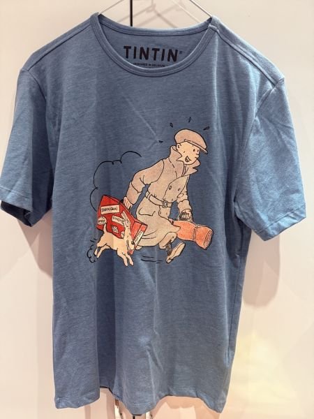 Tintin T-Shirt Tintin and Snowy Suitcase XS TenTen T-Shirt XS