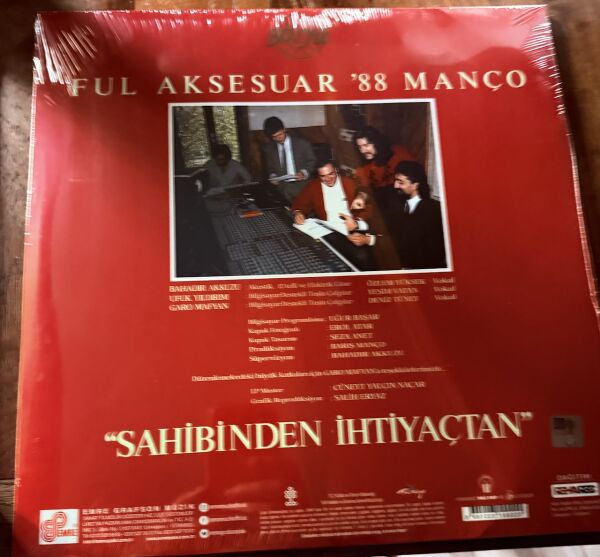 Barış Manço Sahibinden İhtiyaçtan Full Aksesuar 88 Manço Renkli 180Gr LP