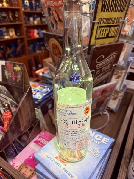 Led Işıklı İçki Şişesi Prototip 2021-02 Lot Işıklı Rakı Şişesi