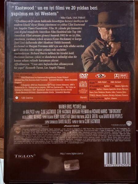 UNFORGIVEN - AFFEDİLMEYEN - 2 DISC SPECIAL EDITION DVD