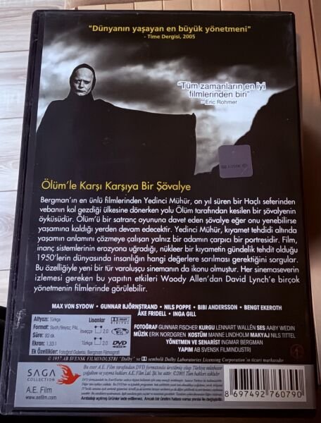 INGMAR BERGMAN - THE SEVENTH SEAL - YEDİNCİ MÜHÜR - DVD