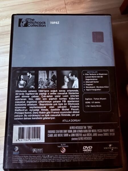 HITCHCOCK - TOPAZ - DVD