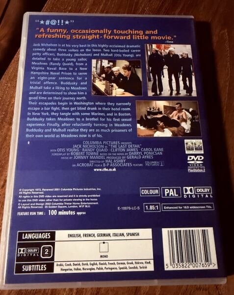 THE LAST DETAIL - DVD
