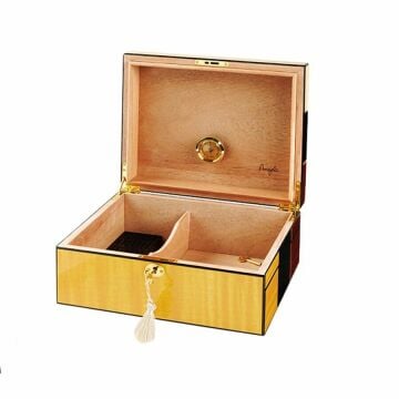 Angelo Cuban Design Humidor Küba Desenli Puro Kutusu 50 Lik