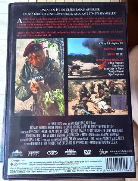 THE WILD GEESE - YABAN KAZLARI - DVD