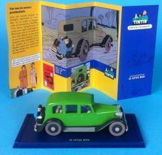 Tintin Cars Le Lotus Bleu - Tenten Araba - Yeşil Limousine 1/43