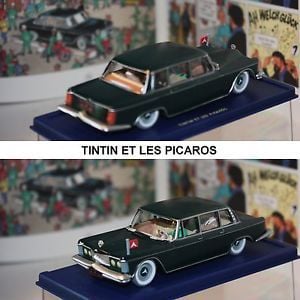 Tintin Cars Et Les Picaros - Tenten Araba - Siyah