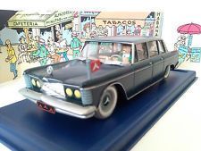 Tintin Cars Et Les Picaros - Tenten Araba - Siyah 1/43