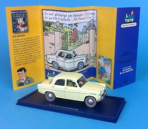 Tintin Cars Les Bıjoux - Tenten Araba Bej Alfa Romeo 1/43