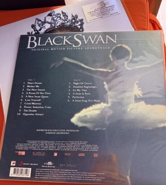 Black Swan Soundtrack Limited Edition Audiophile Plak LP