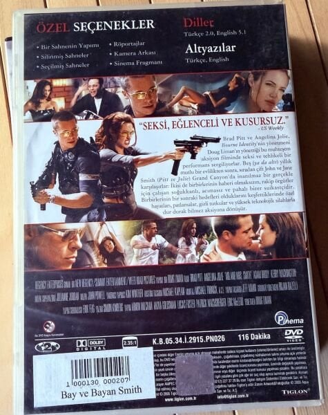 MR. & MRS. SMITH - BAY VE BAYAN SMITH - DVD