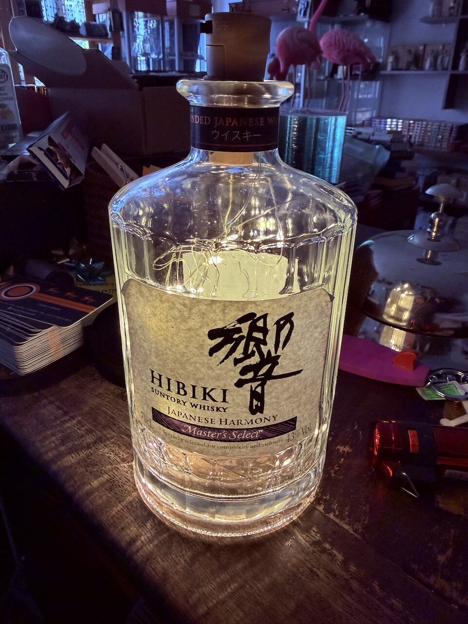 LED IŞIKLI İÇKİ ŞİŞESİ - HIBIKI - HİBİKİ VİSKİ ŞİŞESİ