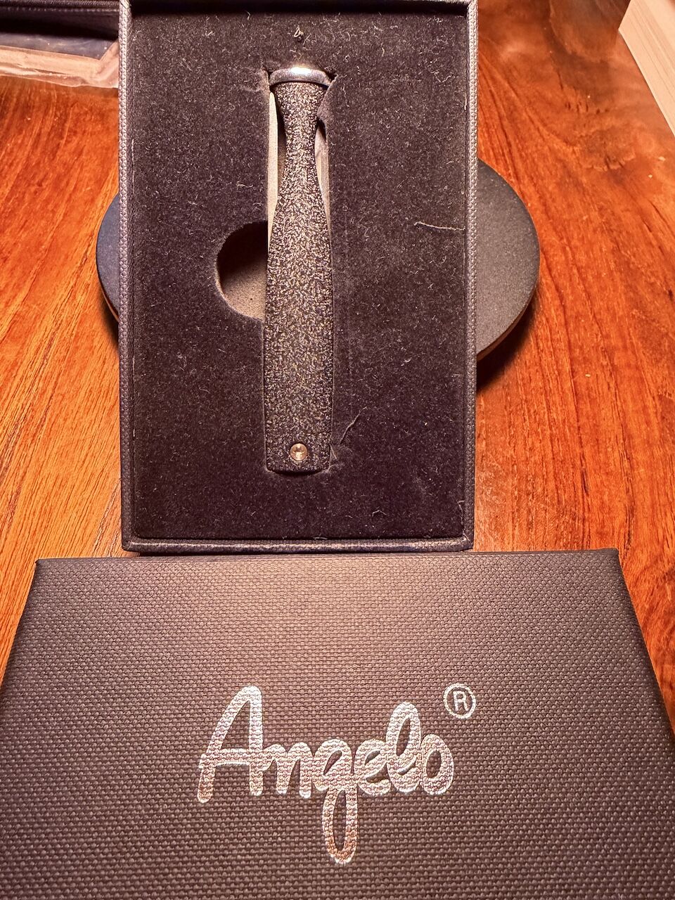 ANGELO PİPO KAŞIĞI - MAT SİYAH