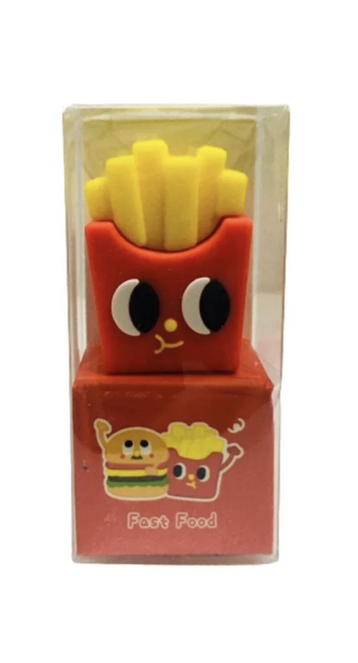 Fast Food Pomfrit Patates Kızartması Şeklinde Kalemtıraş