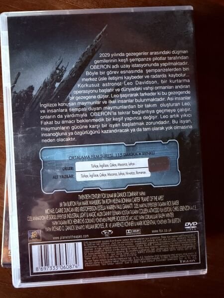 PLANET OF THE APES - MAYMUNLAR GEZEGENİ - DVD