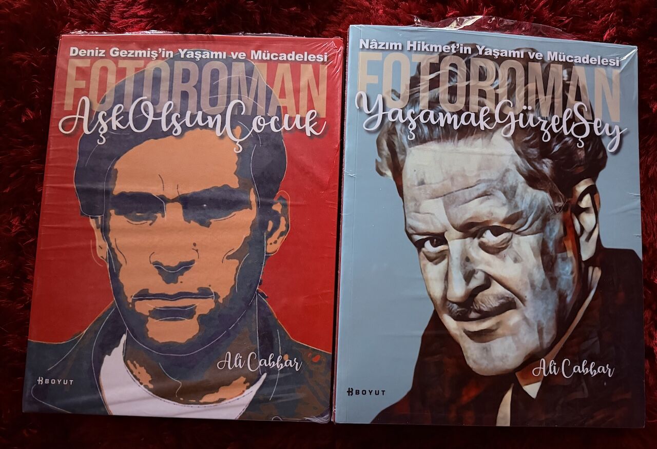 ALİ CABBAR - AŞK OLSUN ÇOCUK + YAŞAMAK GÜZEL ŞEY - FOTOROMAN SET - 2 KİTAP