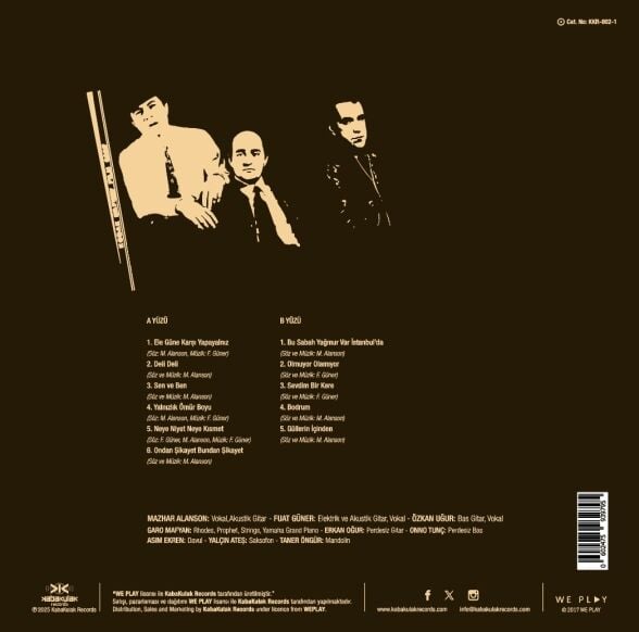 MFÖ Mazhar Fuat Özkan Ele Güne Karşı Yapayalniz 180 gr LP