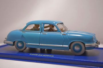 TINTIN CARS COKE EN STOCK -  TENTEN ARABA LE TAXI PANHARD 1/43