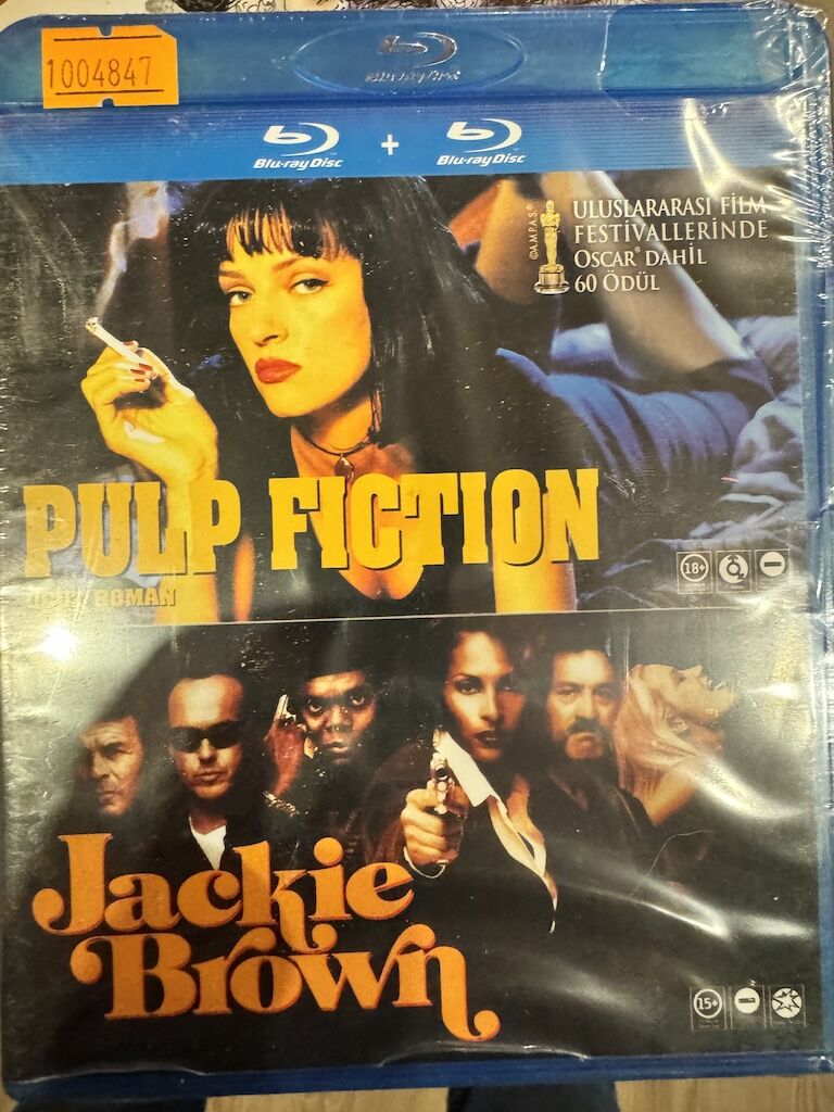 BLU RAY - PULP FICTION - JACKIE BROWN - 2 FİLM