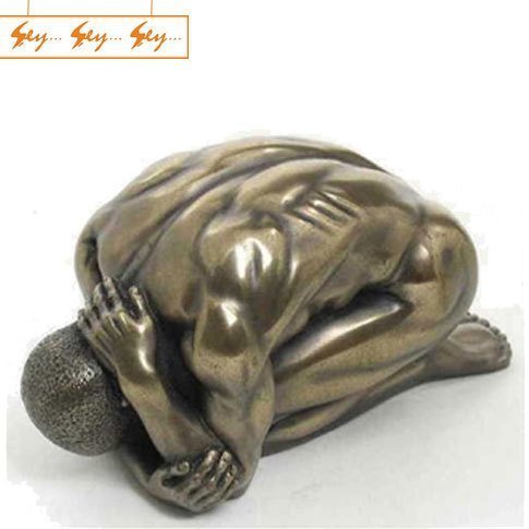 Wise Body - Dekoratif İnsan Temalı Modern Heykel