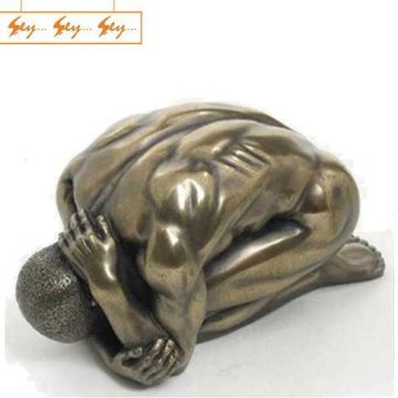 Dekoratif İnsan Temalı Modern Heykel - Küçük