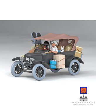 TINTIN FORD T CONGO-TENTEN CONGO JİP-1/24