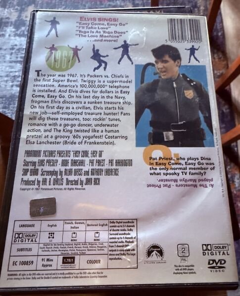 ELVIS - EASY COME EASY GO - DVD