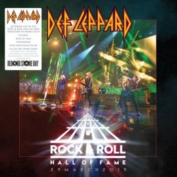 Def Leppard Rock and Roll Hall of Fame Plak LP