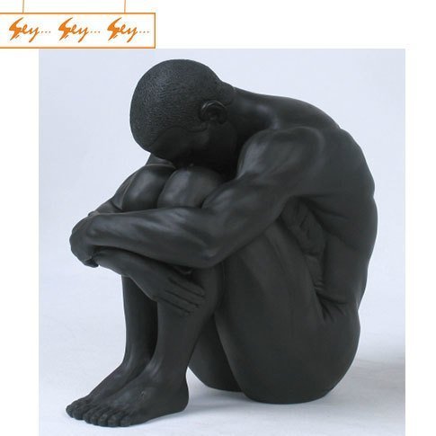 Wise Dekoratif Siyah Renk Modern İnsan Biblosu Büyük Boy Model: 3